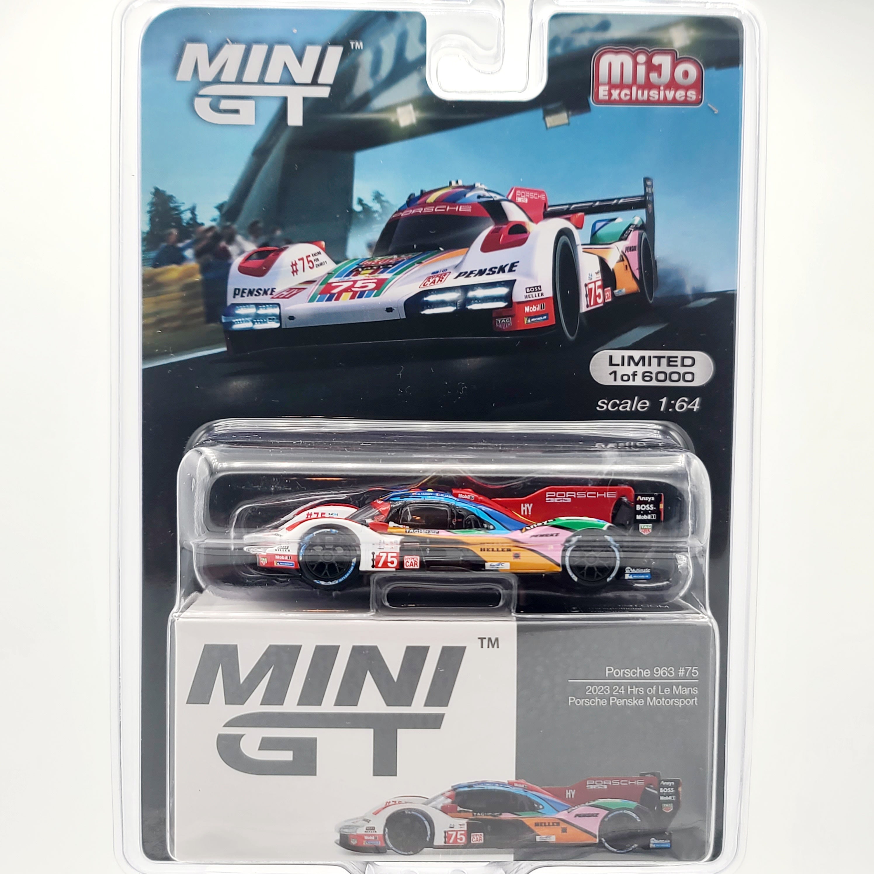 Mini GT Porsche 963 #75 Penske Motorsport - 1:64, 24hrs Le Mans (2025 MiJo Exclusives - Limited Edition)